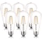 Luxrite ST19 LED Edison Light Bulbs 8W 75W Equivalent 800LM 3000K Soft White Dimmable E26 Base, 6PK LR21651-6PK - alternate 1